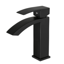 Black Bathroom Faucet: Brushed Black Modern Design - $112.87 CAD