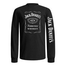 Jack Daniel&#39;s Old No.7 Brand Tennessee Whiskey Long Sleeve Shirt Black - £35.91 GBP+