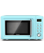 700W Retro Countertop Microwave Oven with 5 Micro Power and Auto Cooking... - $204.33 CAD