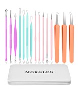 MORGLES Blackhead Remover Tools, 15 Pcs Pimple Popper Tool Kit Comedone ... - $23.75