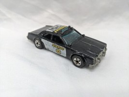 Vintage 1977 Hot Wheels Black Sheriff 701 Toy Car 3&quot; - £7.73 GBP