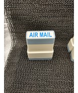AIR MAIL Office Stamp Blue Ink - $10.85 CAD