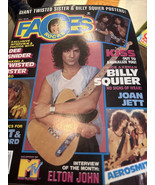 Faces Rocks Rivista Dicembre 1984 Billy SQUIER Twisted Sister Poster Joa... - $499.32 MXN