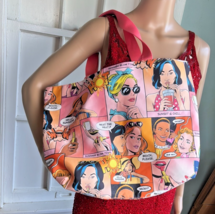 Estee Lauder Summer Glow Time Colorful Comic Print Women&#39;s Tote Bag NWOT - $20.10