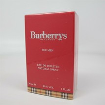 BURBERRY for MEN by Burberry 30 ml/ 1.0 oz Eau de Toilette Spray NIB Old... - $25.73