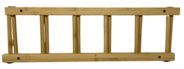 2 Pack Bamboo Hat Racks for Baseball Caps Free Standing Organizer for 30 Caps image 3