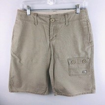 The North Face Womens 4 Beige Khaki Cargo Pocket Shorts Beige - $15.29