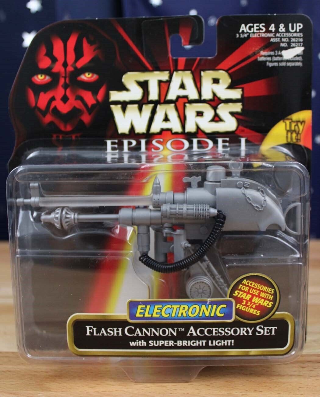 1999 Hasbro STAR WARS Episode I Electronic Flash Cannon Accessory Set wi... - $12.90