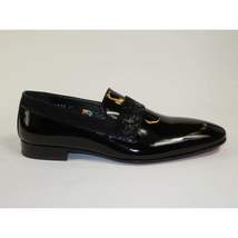 Men's GENIO Patent Leather Red Sole Shoes Formal 120371275 Black Stones image 7