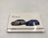 2013 Subaru Impreza WRX STI Owners Manual OEM K02B26008 - £25.17 GBP