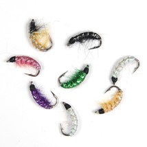 6PCS Trout Fishing Flies Scud Shrimps Scud Czech Fly Fishing Lures Size #6 - $12.73