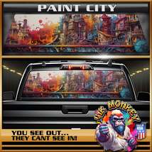Paint City - Truck Back Window Graphics - Customizable - £46.38 GBP+