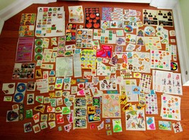 100&#39;s Vtg 80s 90s LOT Stickers Hallmark Lisa Frank Star Wars ET Sanrio NKOTB - £193.06 GBP