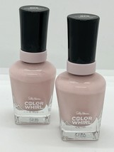 (2) Sally Hansen Color Whirl Nail Polish - 070 Marble-ous Nude Pink - .48 oz ea - £9.55 GBP