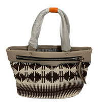 David Jones Women&#39;s Textile Handbag Beige NWOT - $28.49