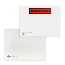 A7 Documents Enclosed Wallet Envelopes Printed Customs Document - $2.10+