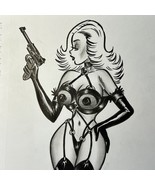 Sexy Femme Fatale Pin-Up Girl Archie Comics Original Art Drawing By Fran... - £44.71 GBP