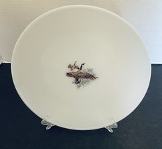 Anchor Hocking Fire King Milk Glass Canada Goose Dinner Plate Wild Game ... - $19.68