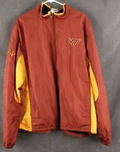 Virginia Tech Clothing Vt Hokies Bmoc Sportswear Fleece Lined Rain Coat Unisex L - £14.12 GBP