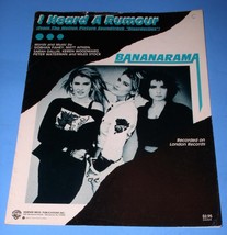 Bananarama Sheet Music Vintage 1987 I Heard A Rumour - £15.63 GBP