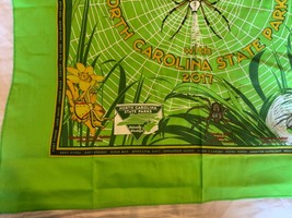 North Carolina state parks 2017 spider Green Bandana- EUC - $376.79 MXN