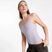 CALIA Women&#39;s Inspire Lite CAMI Bodysuit Purple Gray Dri-fit Stretch Siz... - $27.68 CAD