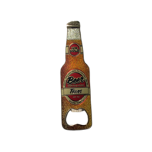 Texas Souvenirs Beer Bottle Shape Opener Enamel Fridge Magnet Metallic Orange - £11.07 GBP