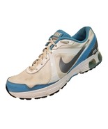 Nike Air Max Run Lite Running Shoes Womens 8.5 White Blue 386515-101 Ath... - $28.70