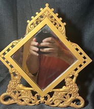 Antique Old Cast Iron Metal Girl Woman Mermaids Picture or Mirror Frame ... - $541.74 CAD