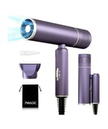 7MAGIC Foldable Hair Dryer, Powerful Ionic Blow Dryer for Fast Drying BR... - $33.94 CAD