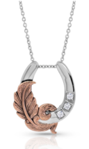 Montana Silversmith Natural Luck Horseshoe Necklace - £51.11 GBP