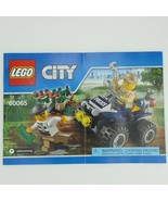 Lego City ATV Patrol 60065 Building Instruction Manual Replacement Part - £2.32 GBP