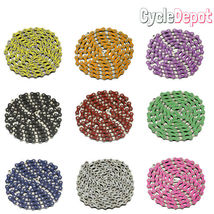 NEW YBN Single Speed Bicycle Chain 1/2"X1/8" 112L BMX Freestyle Chain ALL COLORS - £19.18 GBP