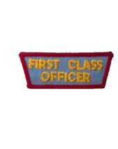 First Class Officer Souvenir Patch Police Military US - $4.99