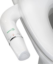 Ciays Bidet Attachment For Toilet Ultra-Slim Bidet Sprayer, Silver/White - £25.22 GBP