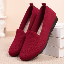 Mesh Breathable Sneakers Women Shoe Red 40 - £15.23 GBP