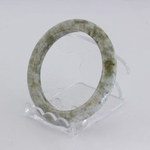 Bangle Bracelet Jade Comfort Cut Burma Jadeite Natural Stone 54.6 mm 6.75 inch - £36.39 GBP