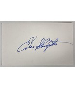 Enos Slaughter (d. 2002) Signed Autographed 3x5 Index Card - $15.00