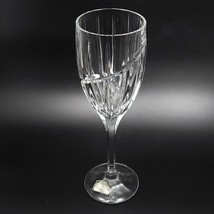 Mikasa Uptown Wine Glass 8.25in Clear Crystal Vertical and Swirl Cut - £15.39 GBP