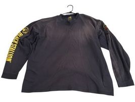 Black Stallion Crazy Fade FR Cotton Knit Long-Sleeve T-Shirt Navy 2X-Lar... - $42.75