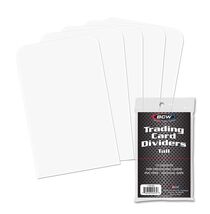 1 pack of 10 BCW Tall Trading Card Dividers - $8.60