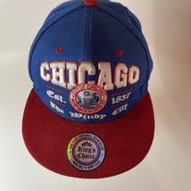 CHICAGO RAISED LETTER MALAKI KINGS CHOICE USA SNAPBACK WINDY CITY HAT CAP - £12.39 GBP