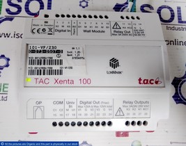 T.A.C 101-VF/230 Fan Coil Unit Controller TAC Xenta 100 HW-1.1 SysV-1.20... - $187.11