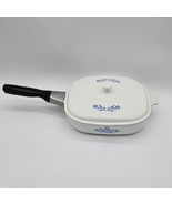 Vintage Corning Ware Cornflower casserole dish with a Lid and Handle 1960&#39;s - $59.39