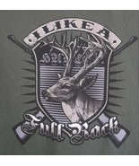 Crossed Rifles Buck I Like a Full Rack T Shirt XL Khaki Double Entendre - $9.89