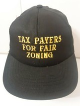 Vintage Tax Payers For Fair Zoning Stylemaster Snapback Truckers Cap Hat - $14.84