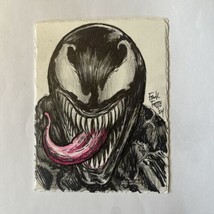 Venom Spider-Man By Frank Forte Original Art Marker Drawing RARE Marvel ... - £22.00 GBP