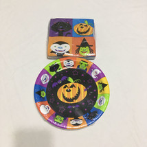 Groovy ghouls Halloween paper plates and napkins still in package never ... - $19.75