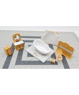 Calico Critters Sylvanian Families House Bathroom Lot Sink Tub Toilet Epoch - $14.99