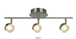 Hampton Bay 3-Light Brushed Nickel Semi-Flushmount LED Fixed Track Lighting - £83.52 GBP